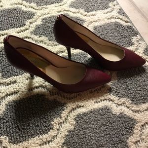Deep Red Michael Kors Heels